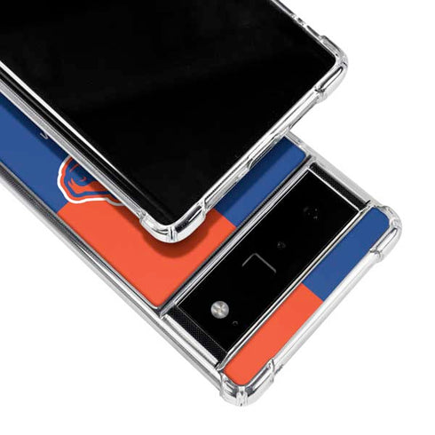 Boise State University Broncos Checkered Google Pixel 6 Clear Case